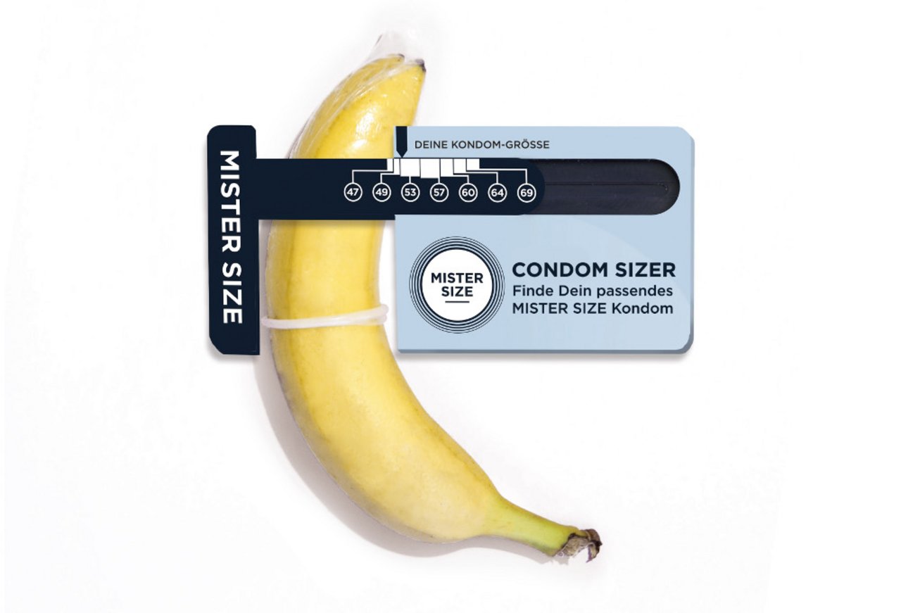 Sizer tal-kondom bil-banana
